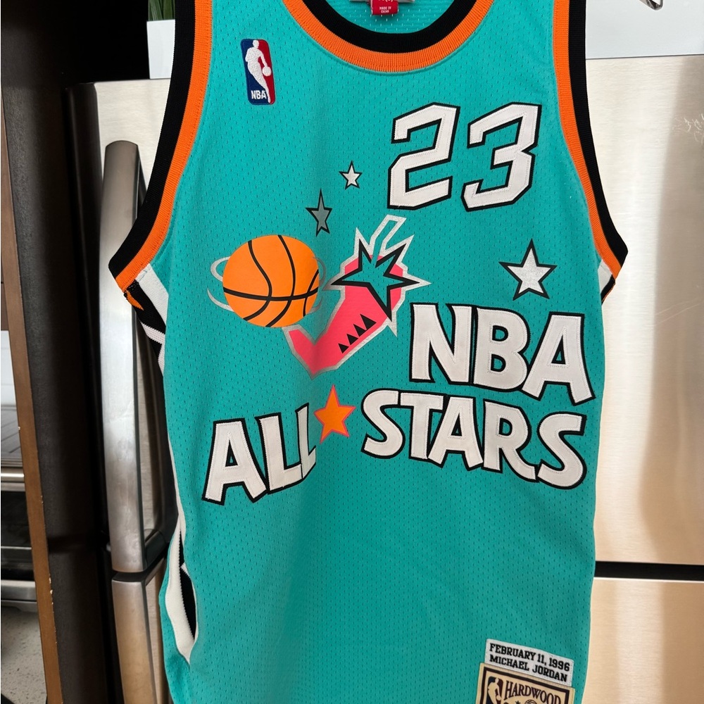 Mitchell & Ness Teal Hardwood Classics Jersey